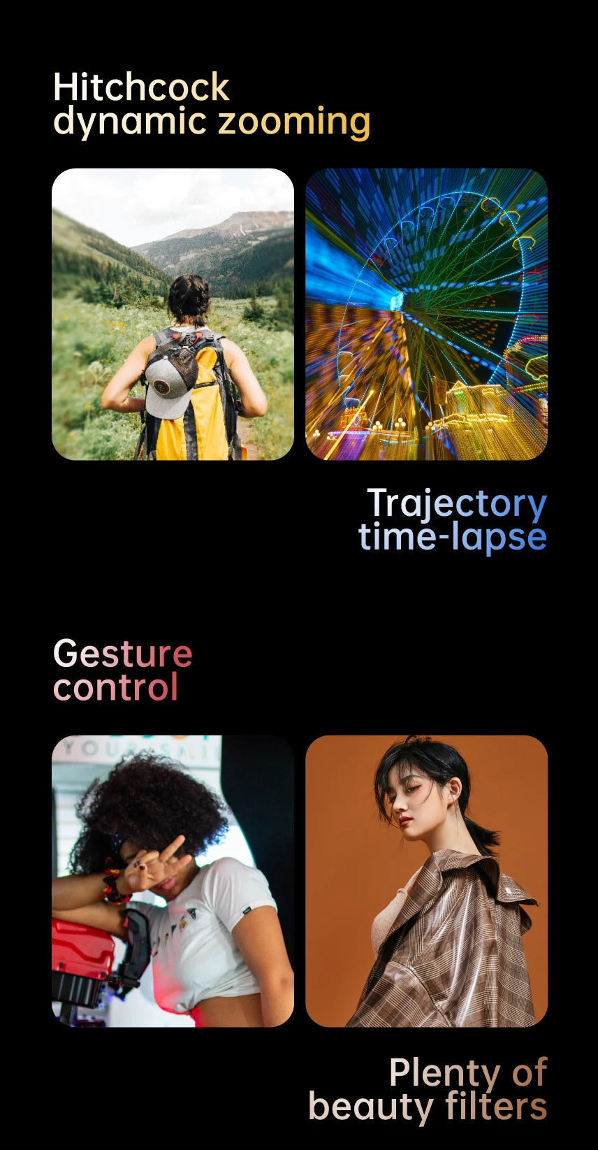 AOCHUAN Smart XE 3-Axis Handheld Gimbal Stabilizer for Smartphone iPhone/Android Face Tracking Tiktok Vlog Live Streaming